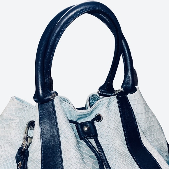 Vintage Carla Sade Leather Shoulder Handbag - Picture 5 of 10